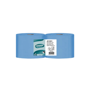 Papel Rolo Industrial Azul 2 Folhas