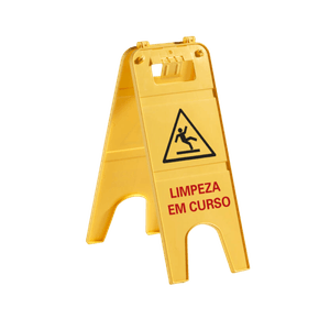 Sinal de pavimento: Limpeza em curso